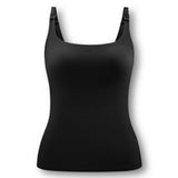 Women's Nursing Tank in Midnight on white background