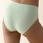 Close up the back side of the Bamboo Women’s Underwear in Basil