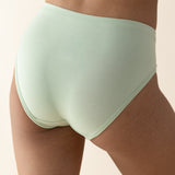 Close up the back side of the Bamboo Women’s Underwear in Basil