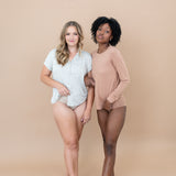 Women modeling Women's Underwear in Latte and Bisque