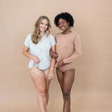 Women modeling the Women's Underwear in Bisque and Latte
