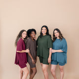 Women’s Biker Short Set in Atlantic