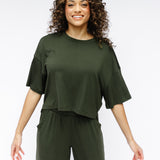 Bamboo Women's Short Sleeve Tee in Fir