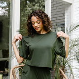 Bamboo Women's Short Sleeve Tee in Fir