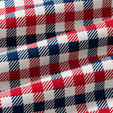 Close up of the Patriotic Gingham print 
