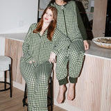 Adult Sleep Bag Walker in Gingham Fir