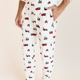 Men's Jogger Set in Holiday Tree Farm