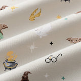 Close up of the fabric Starry Icon print