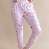 Close up of the bottoms from the Women's Jogger Pajama Set in Cocktail