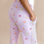 Close up of the back side of the Women's Lounge Pants in Cocktail