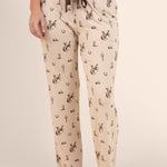 Female modeling the Women's Lounge Pants in Classic Cowboy ::: Model is 5'7" wearing size S ///