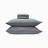 Prodcut photo of the Bamboo Sateen Sheet Set in Ash