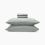 Product photo of the Bamboo Sateen Sheet Set in Eucalyptus