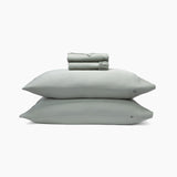Product photo of the Bamboo Sateen Sheet Set in Eucalyptus