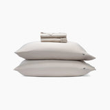 Product photo of the Bamboo Sateen Sheet Set in Sand Stone