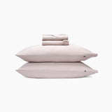 Product photo of the Bamboo Sateen Sheet Set in Rose Quartz