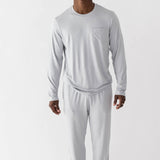 Male model wearing the Men's Jogger Set in Storm
