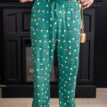 Men's Lounge Pants in Merry and Bright shown on a male model