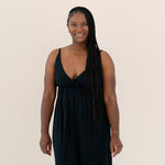 Woman modeling Women's Nightgown in Midnight