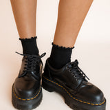 Women's Ruffle Socks in Midnight