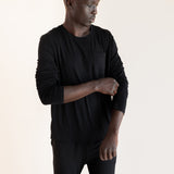 Male model wearing the Men's Jogger Set in Midnight