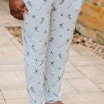 The pants of the Men's Jogger Set in Ski shown on a male model
