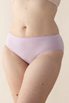 Women modeling the Bamboo Women’s Underwear in Thistle