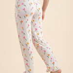 Female modeling the back of the Women's Lounge Pants in Tulip