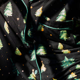 Close up of the top from the Bamboo Long-Sleeved Women's Pajama Set in Twinkle Tree