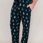 Close up of the Men's Lounge Pants in Twinkle Tree
