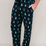Close up of the Men's Lounge Pants in Twinkle Tree