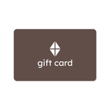 Brown gift card with a Kyte Living logo and text on a white background
