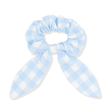 Scrunchie in Gingham Breeze on white background