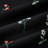 Close up of the Midnight Wildflower 2.5 print 