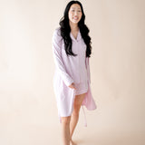 Bamboo Women's Lounge Robe in Thistle