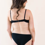 The back of the Women's Cheekini in Midnight