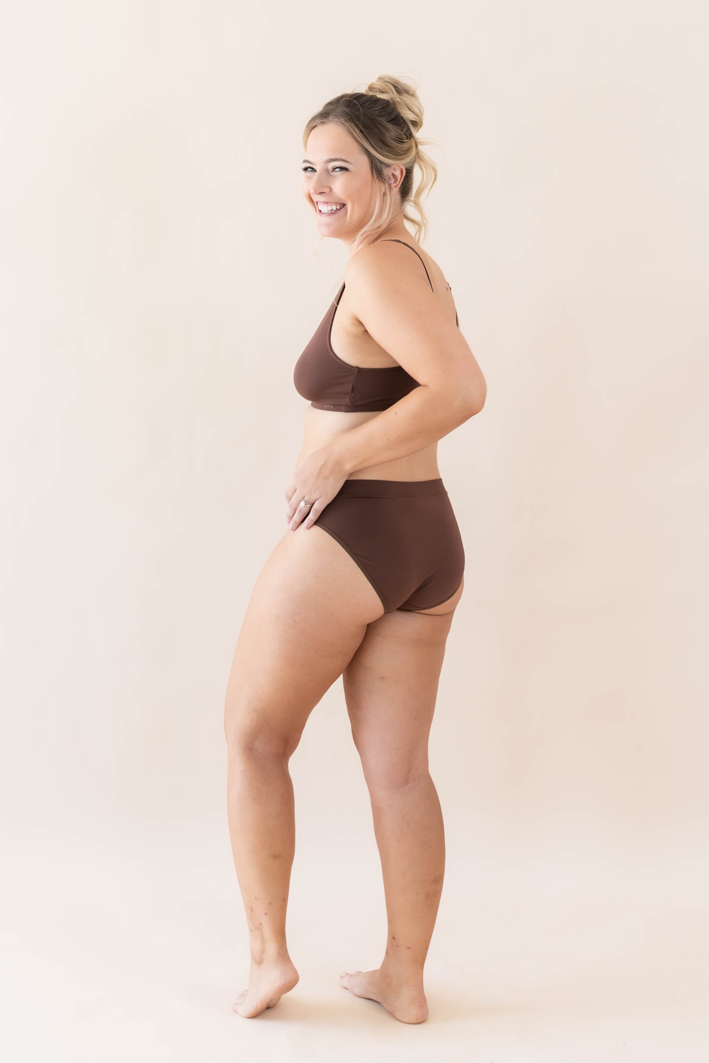 Kyte Baby's Women's Midi Brief in Toffee