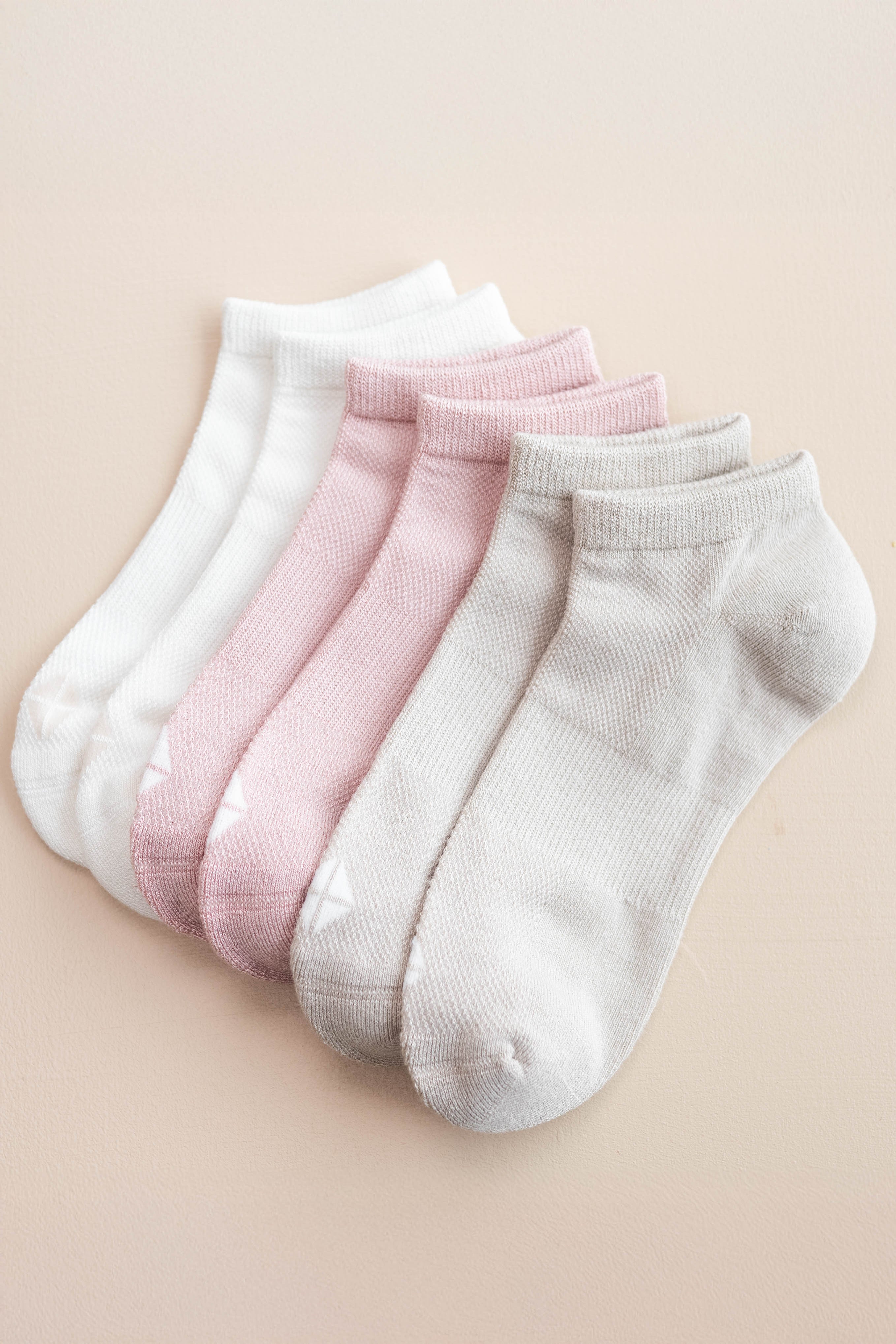 Kyte Baby's Women's Ankle Socks 3-Pack in Neutral