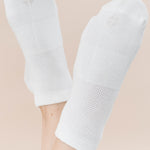 The Kyte Baby logo on the Women's Ankle Socks 3-Pack in Cloud