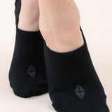 The Kyte Baby Logo on the toe of the Women's No Show Socks 3-Pack in Midnight